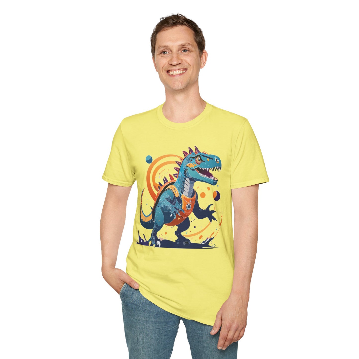 Unisex Alien T Shirt Cosmos Tee With Alien Design Gildan Softstyle 64000 Ring Spun Cotton