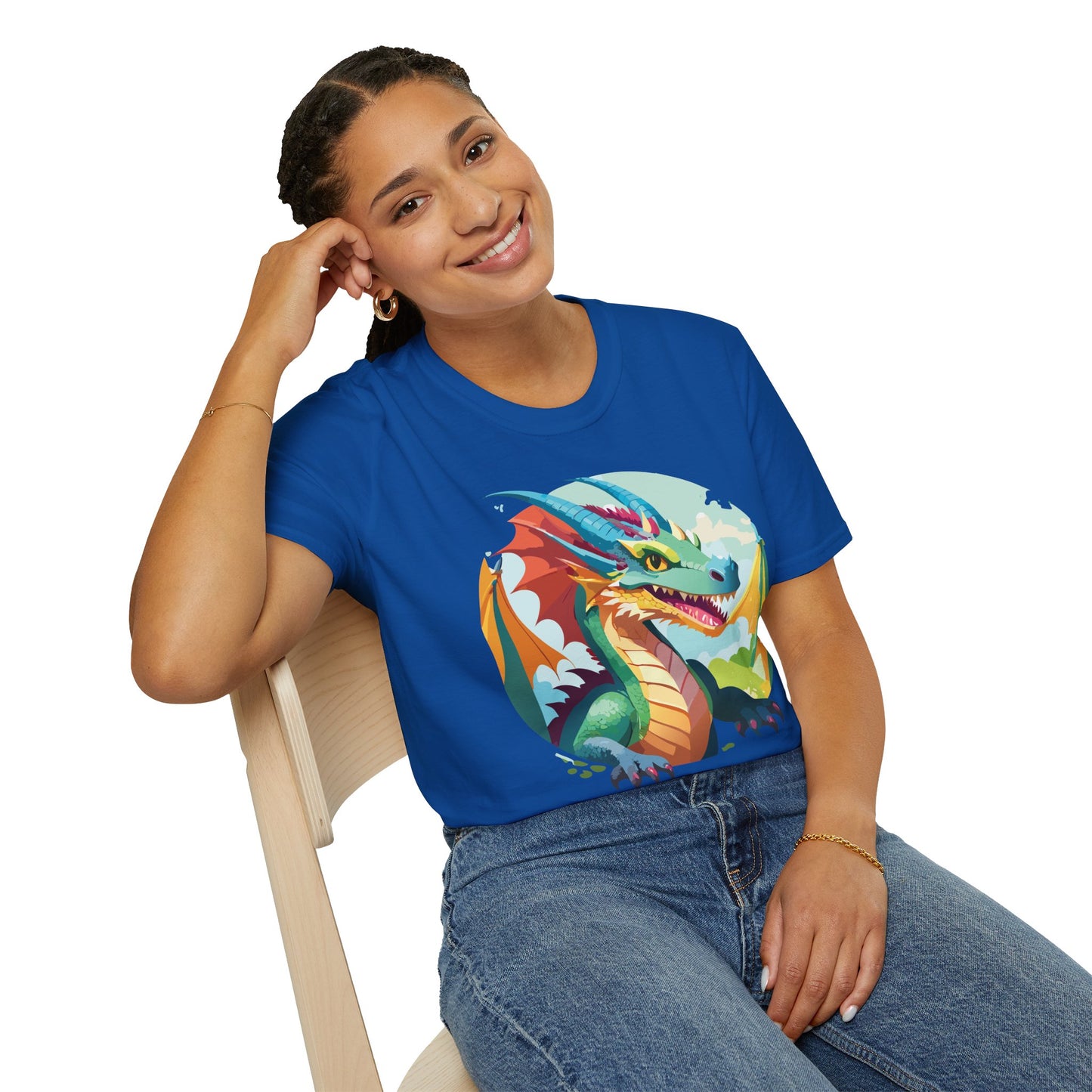 Dragon T Shirt, Dragon Shirt, Shirt with Animals, Animal Shirt