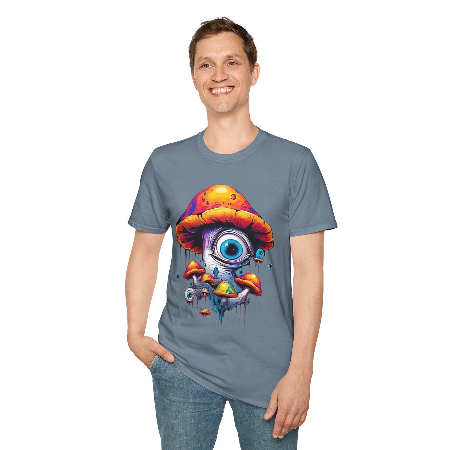 Mashroom Tee Shirt, Mashroom Shirt, Shirt with Funny Mashroom, Shirt with Fungus