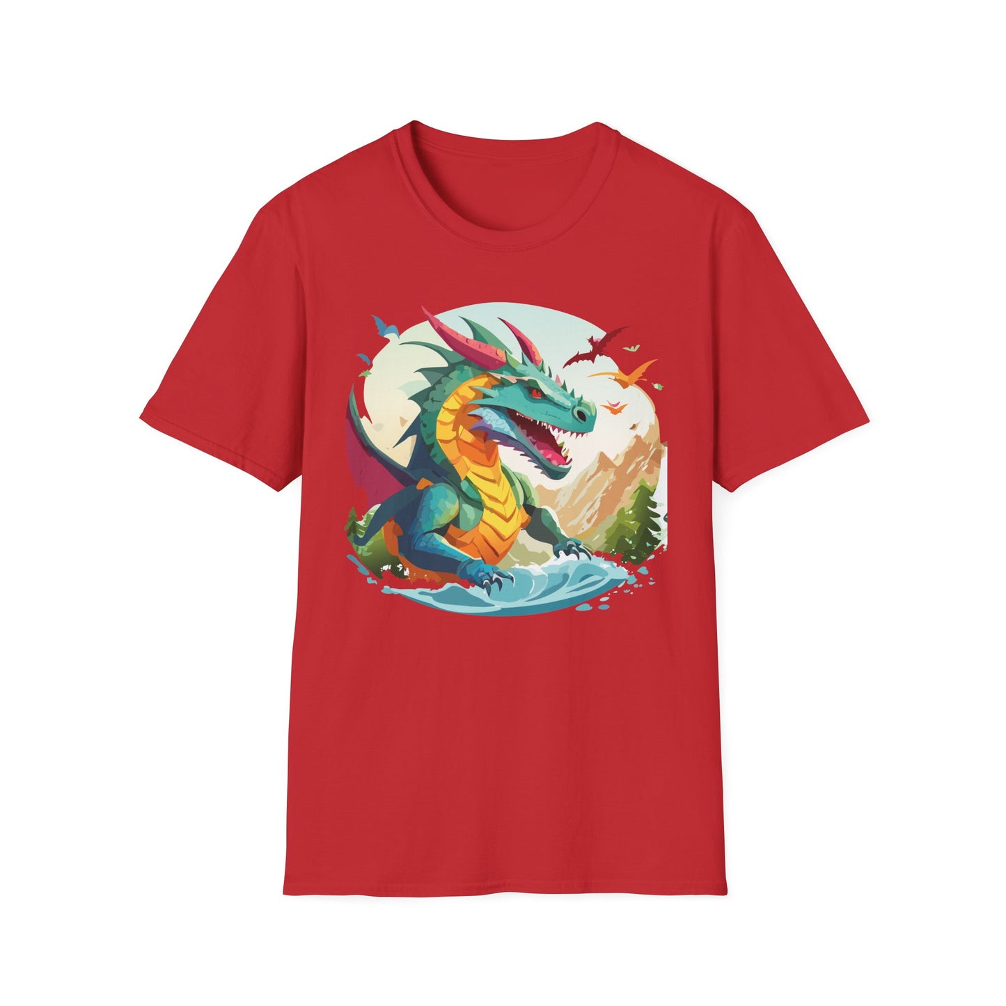 Dragon T Shirt, Dragon Shirt, Shirt with Animals, Animal Shirt