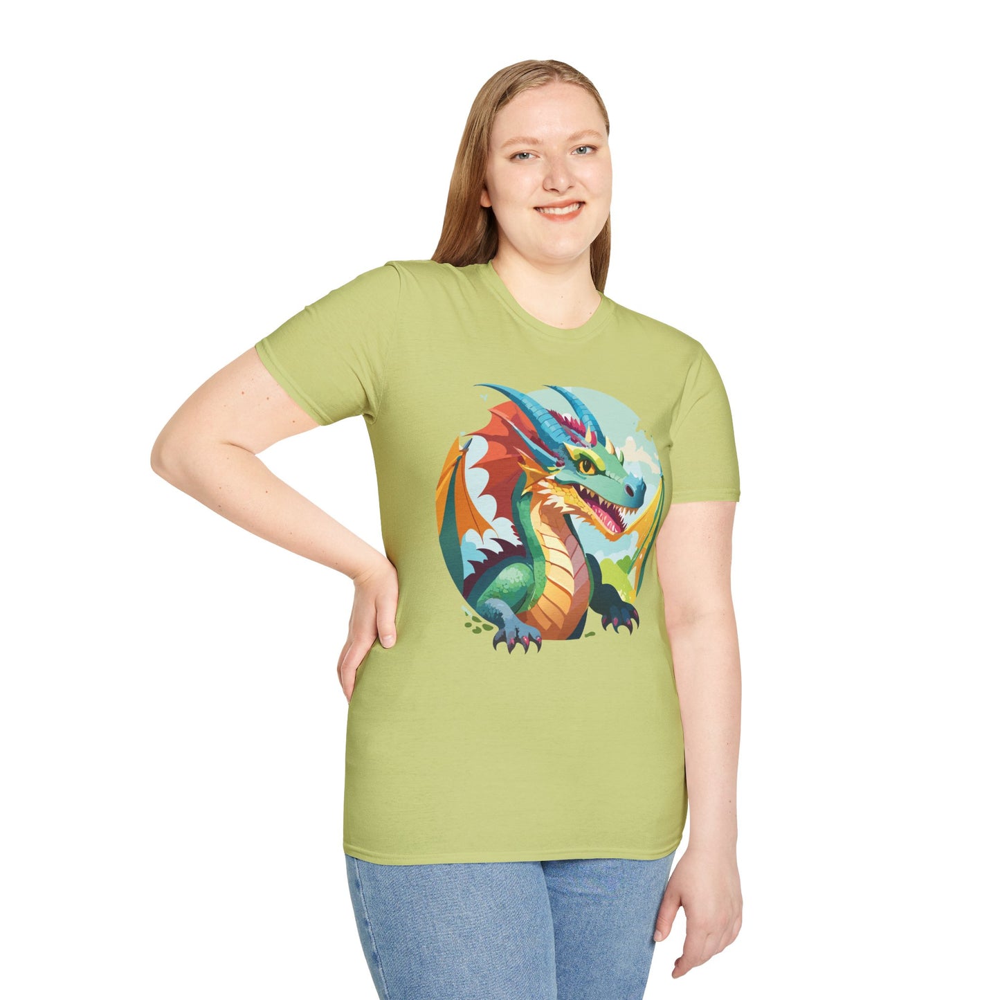 Dragon T Shirt, Dragon Shirt, Shirt with Animals, Animal Shirt