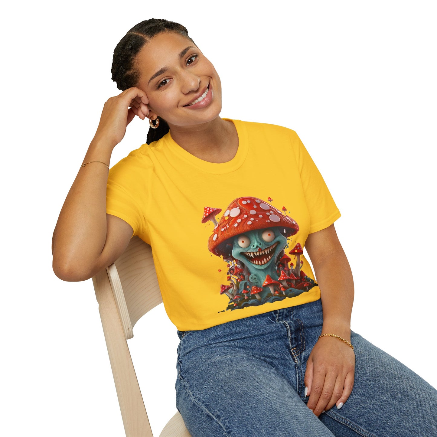 Mashroom Tee Shirt, Mashroom Shirt, Shirt with Funny Mashroom, Shirt with Fungus