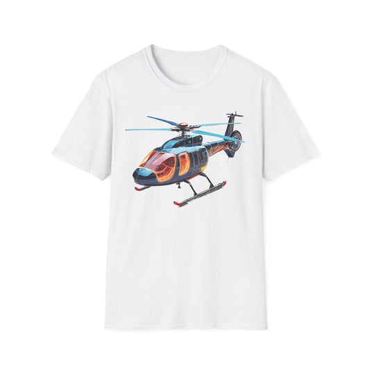 Chopper Shirt, Helicopter Shirt, Shirt with Helicopter, T Shirt with Chopper