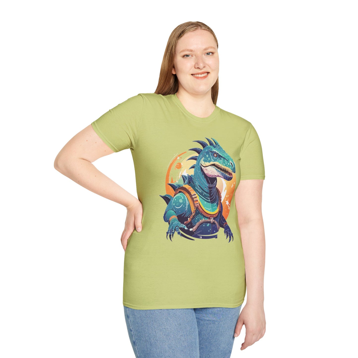 Alien T Shirt Cosmos Design Unisex Softstyle 64000 Graphic Artwork Tee With Aliens