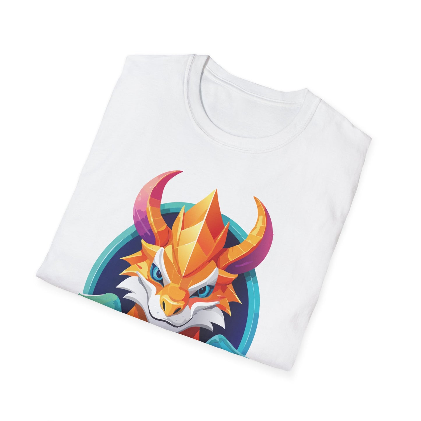Dragon T Shirt Unisex Gildan Softstyle 64000 Comfortable Cotton Tee With Animal Design