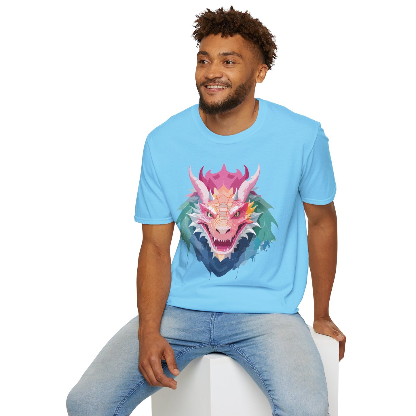 Dragon T Shirt, Dragon Shirt, Shirt with Animals, Animal Shirt