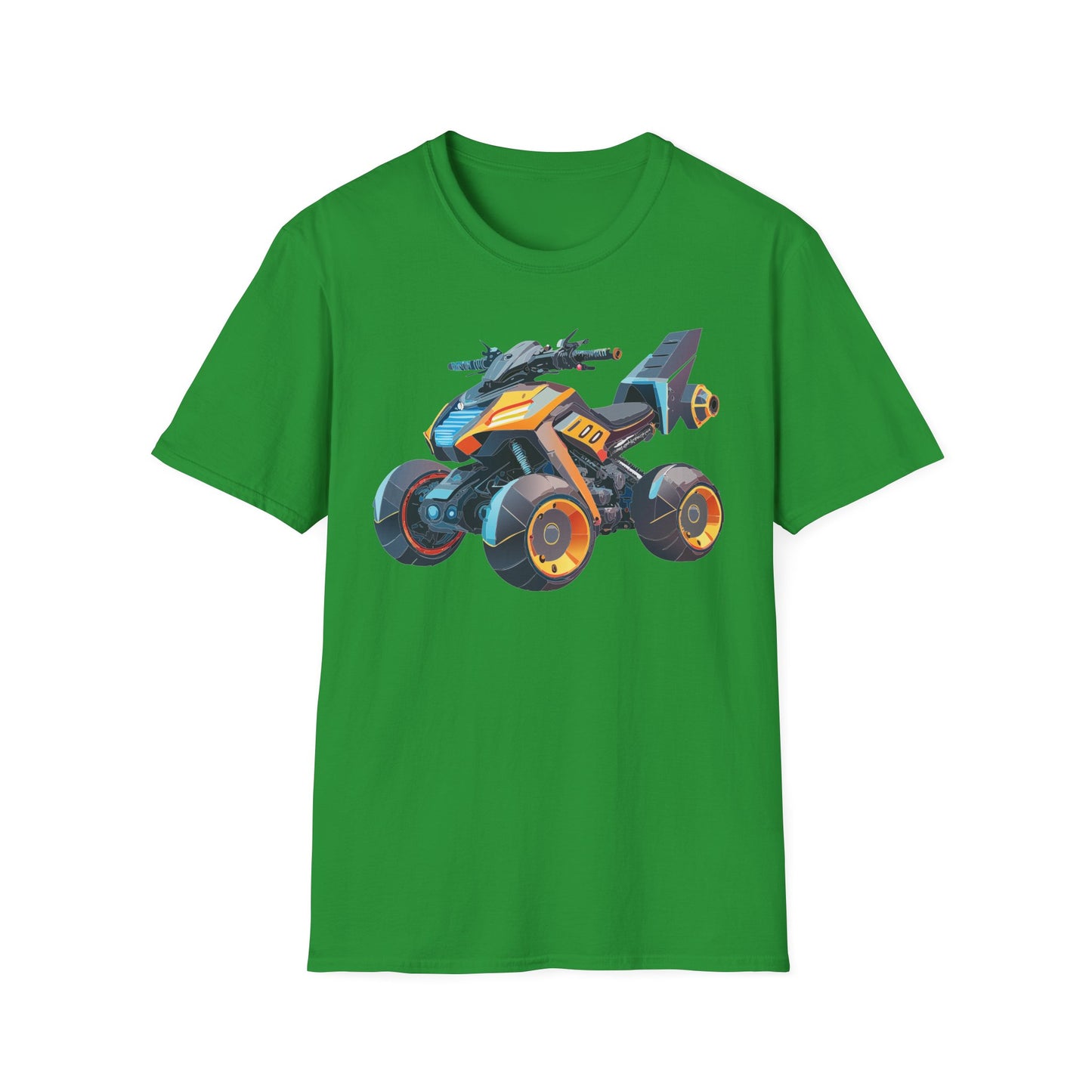 Unisex Bike T Shirt Moto Shirt With Motorcycle Design MTB Tee For Riders One Hundred Percent Cotton