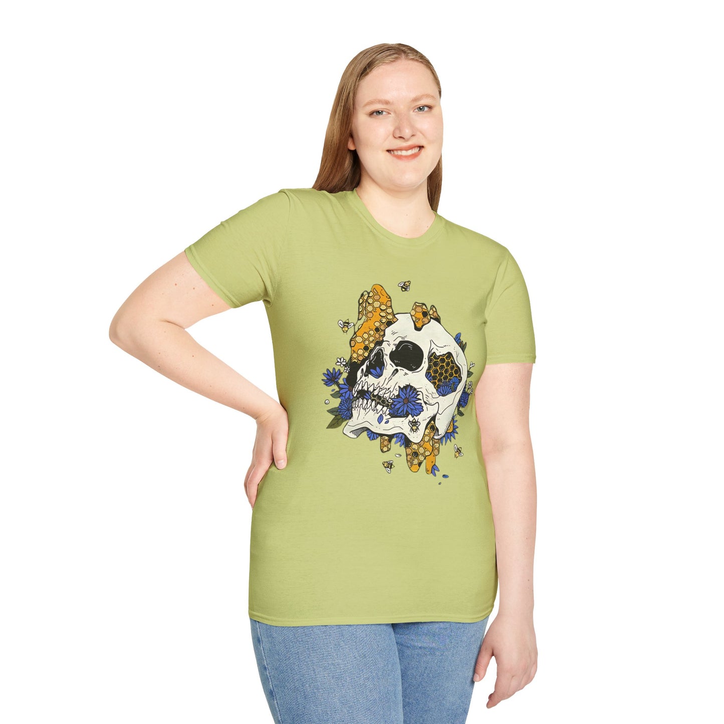 Skull Tee Shirt, Skeleton Shirt, Shirt with Skull, Shirt with Skeleton