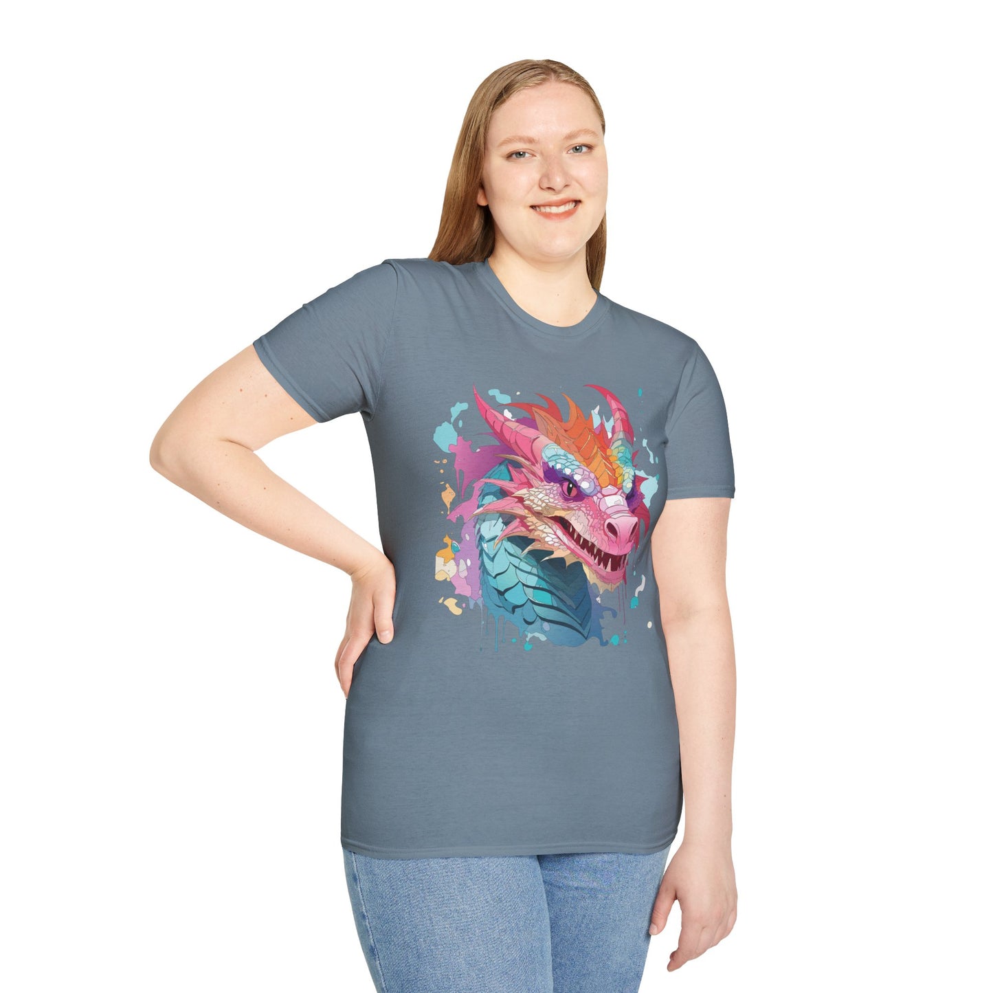 Dragon T Shirt, Dragon Shirt, Shirt with Animals, Animal Shirt