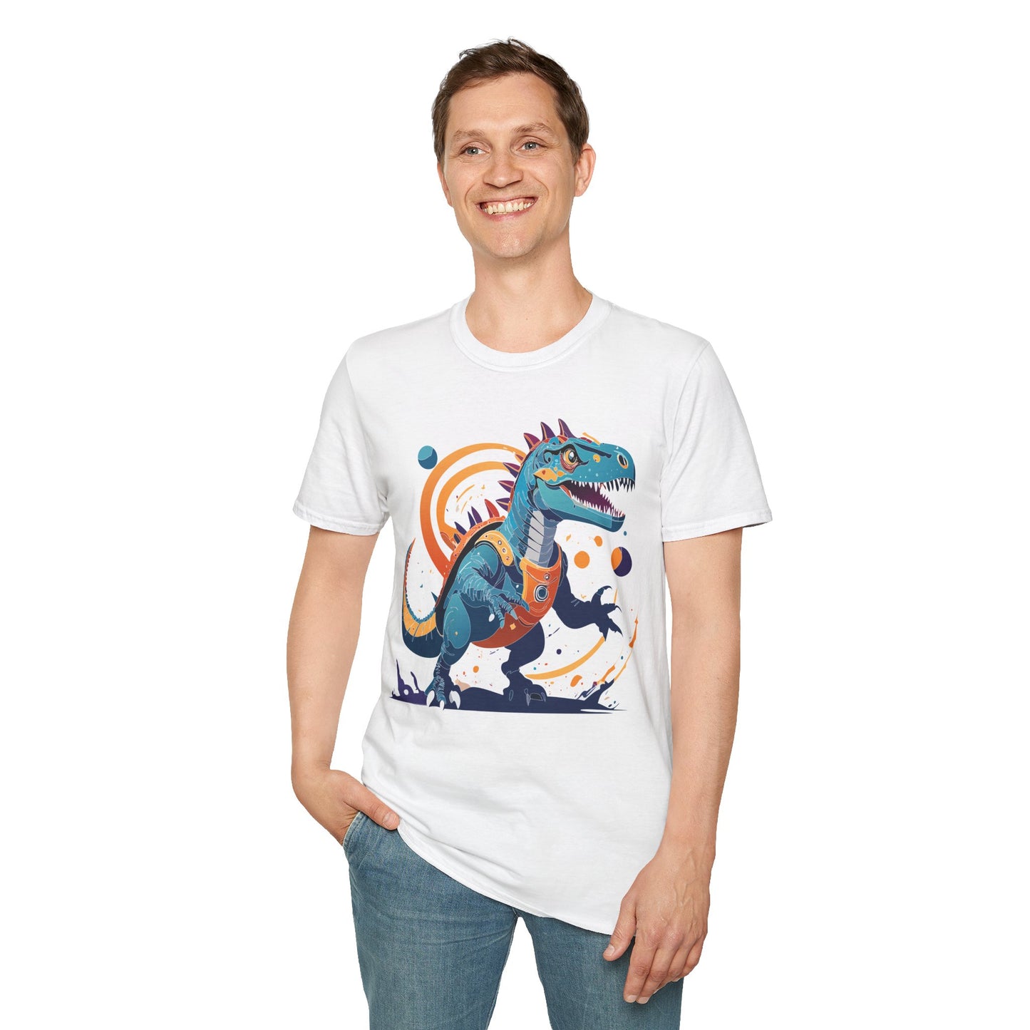 Unisex Alien T Shirt Cosmos Tee With Alien Design Gildan Softstyle 64000 Ring Spun Cotton