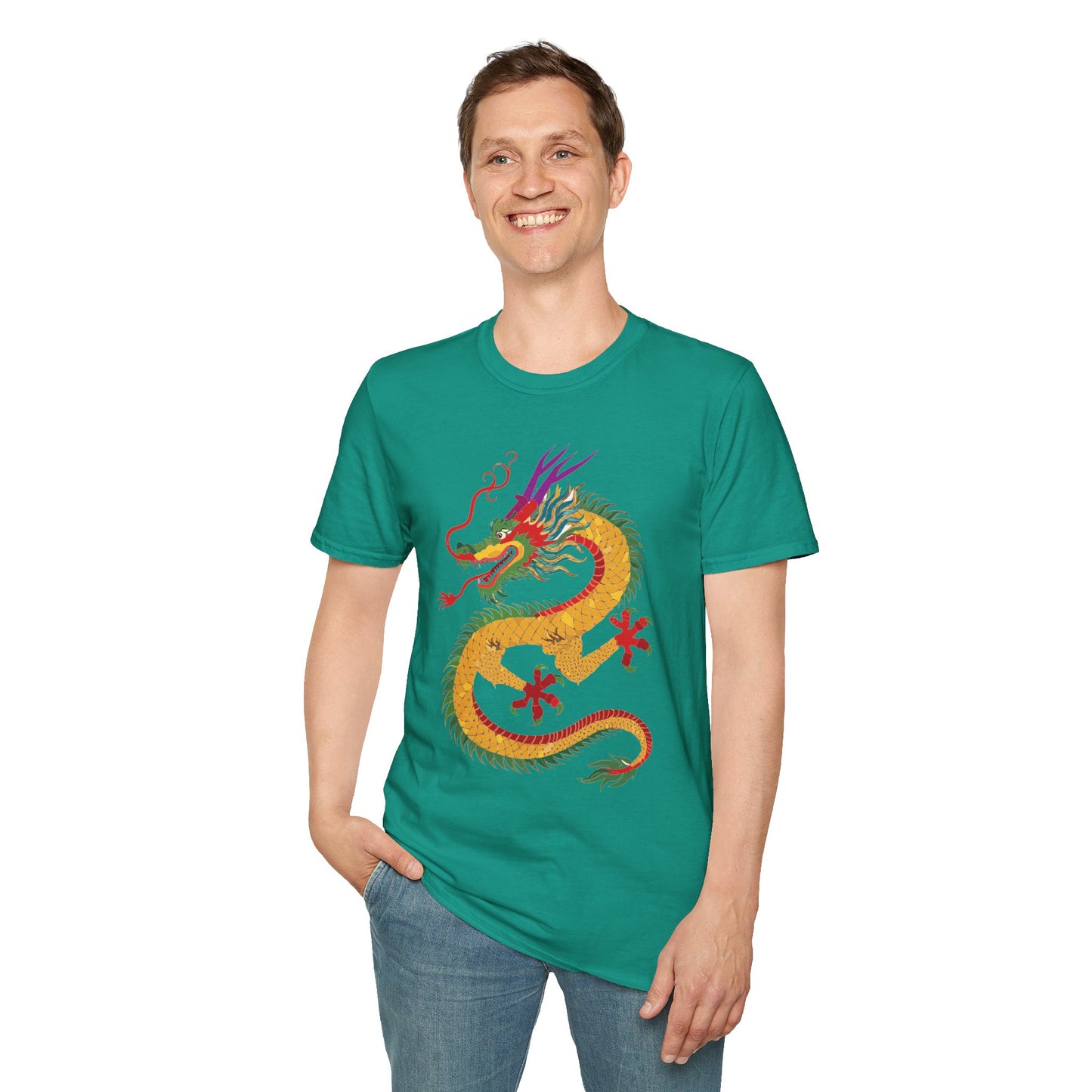 Dragon T Shirt, Dragon Shirt, Shirt with Animals, Animal Shirt