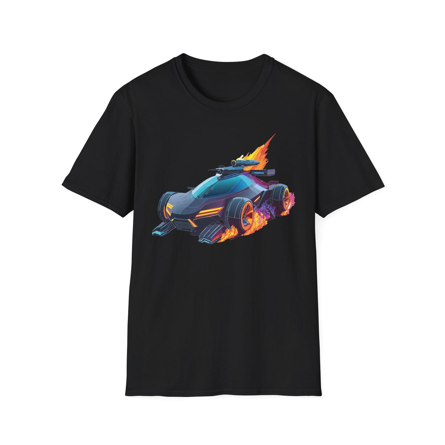 Unisex Car T Shirt Hot Wheels Cars Shirt 100 Percent Ring Spun Cotton Gildan Softstyle Tee