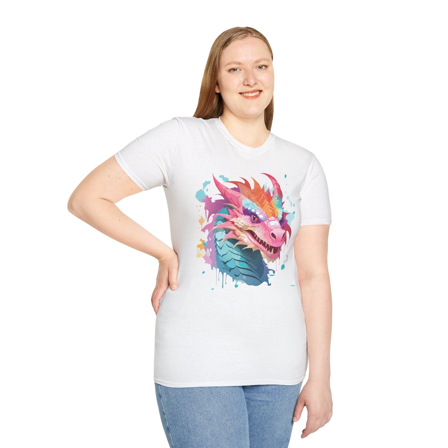 Dragon T Shirt, Dragon Shirt, Shirt with Animals, Animal Shirt