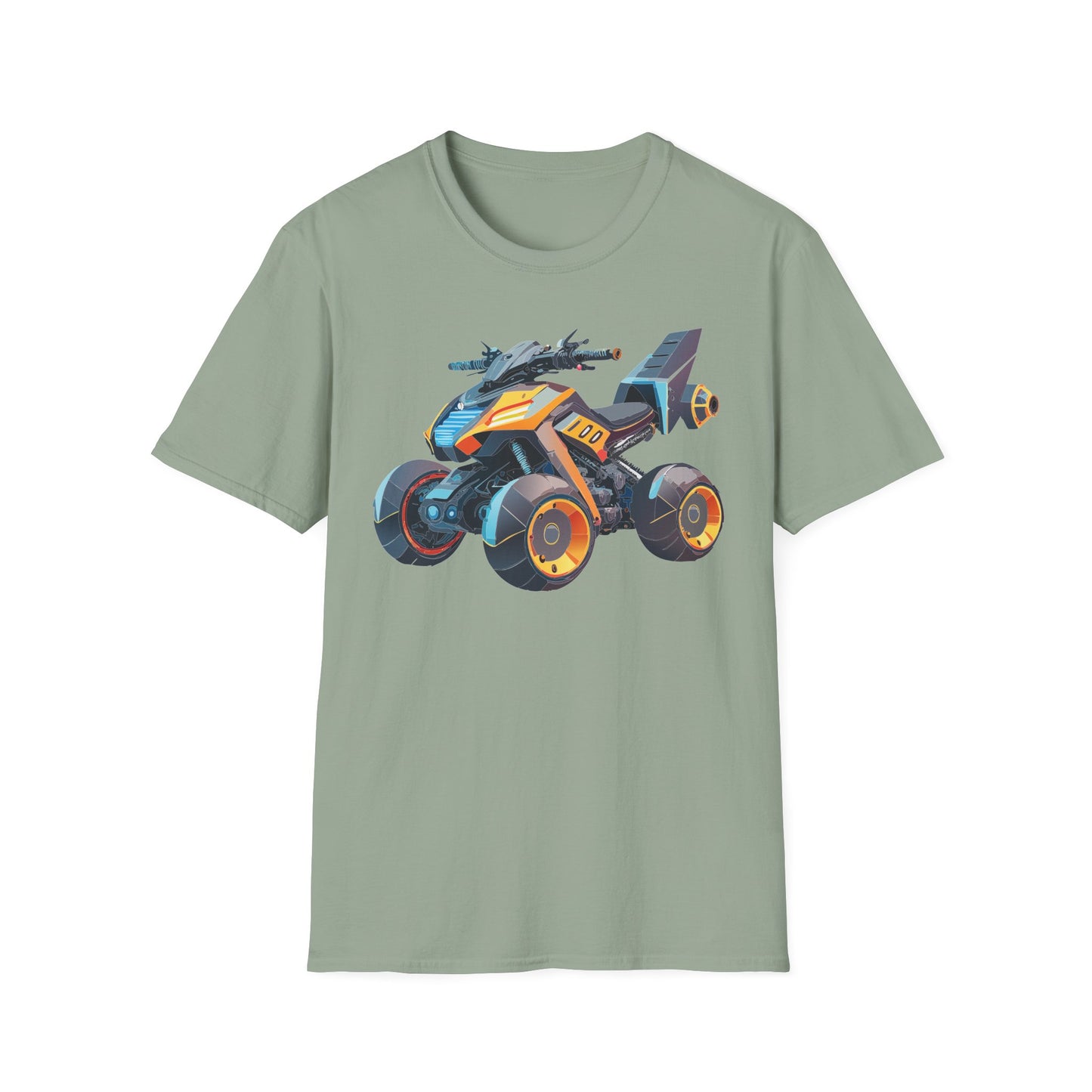 Unisex Bike T Shirt Moto Shirt With Motorcycle Design MTB Tee For Riders One Hundred Percent Cotton