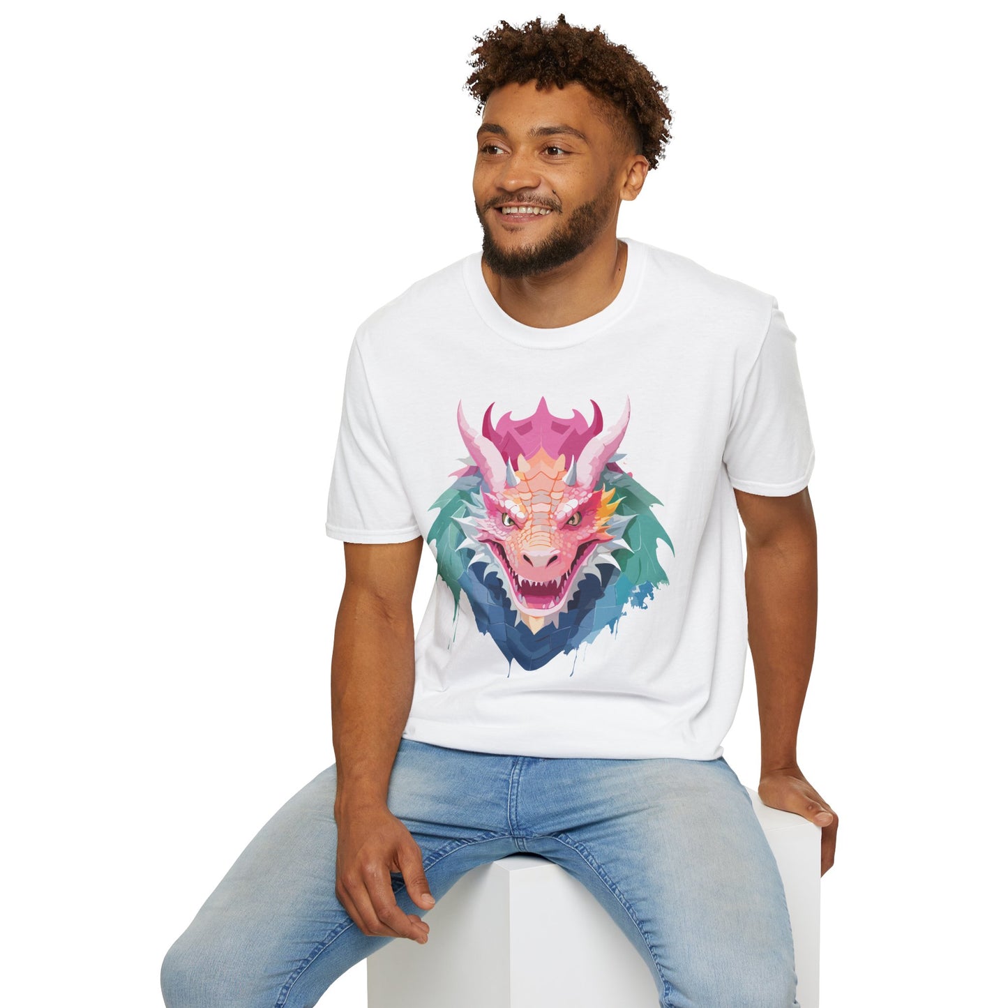 Dragon T Shirt, Dragon Shirt, Shirt with Animals, Animal Shirt