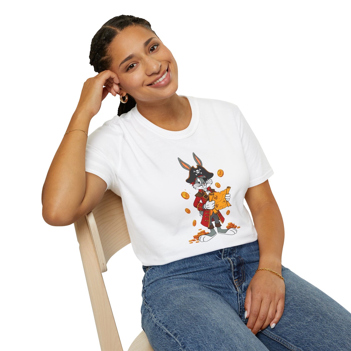 Bugs Bunny Shirt, Bugs Bunny T Shirt, Shirt with Bugs Bunny, T Shirt with Cartoon, Cartoon on T Shirt, Animation Shirt