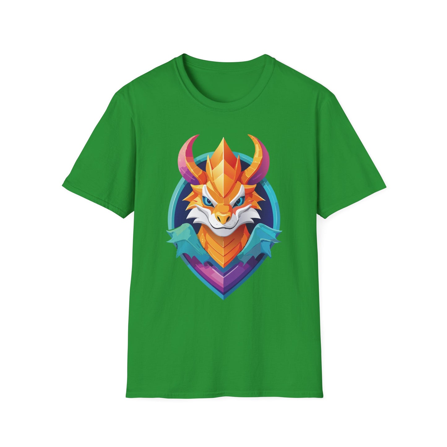 Dragon T Shirt Unisex Gildan Softstyle 64000 Comfortable Cotton Tee With Animal Design
