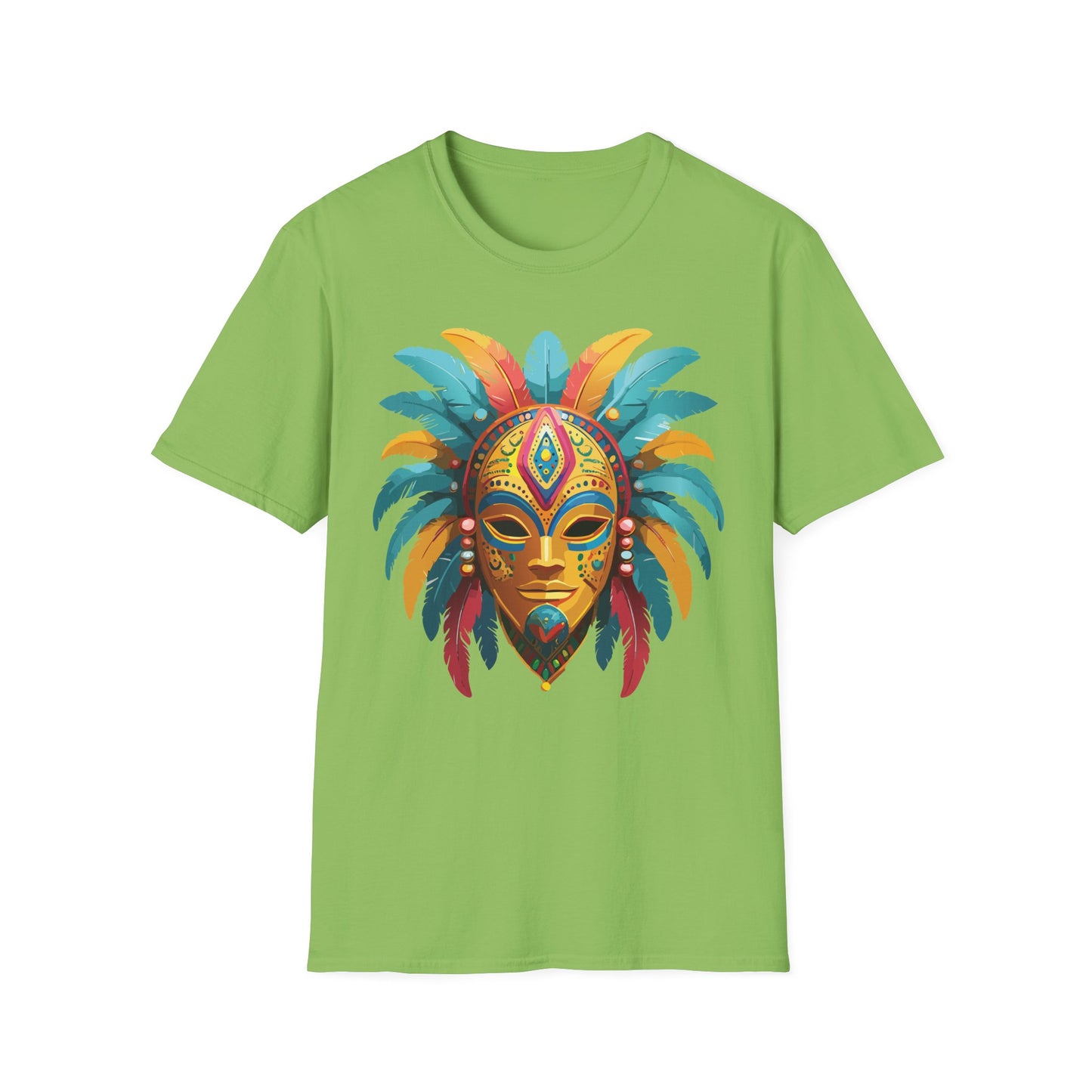 Mask Tee Shirt, Mask Shirt, Shirt with Mask, Masquerade Tees