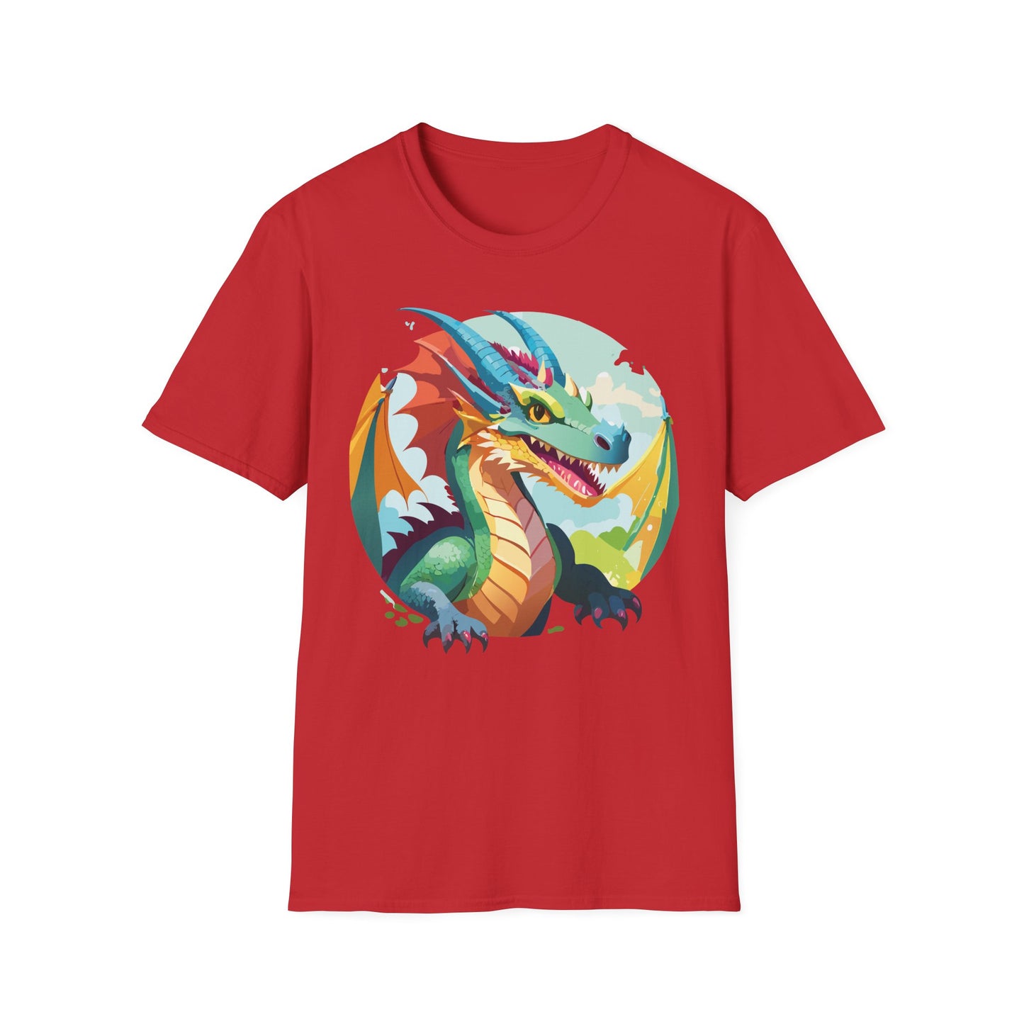 Dragon T Shirt, Dragon Shirt, Shirt with Animals, Animal Shirt