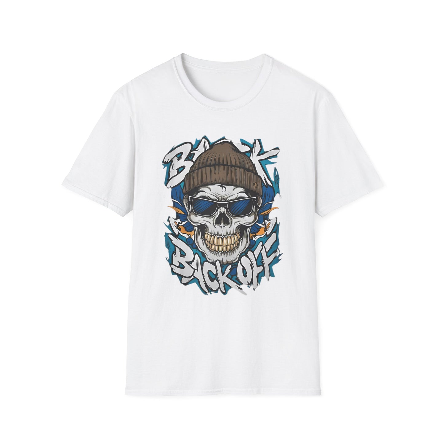 Gildan Softstyle Skull Tee Shirt Unisex Skeleton Design 100 Percent Cotton Graphic Tee