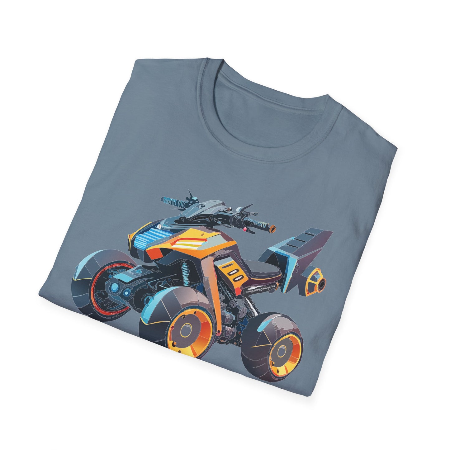 Unisex Bike T Shirt Moto Shirt With Motorcycle Design MTB Tee For Riders One Hundred Percent Cotton