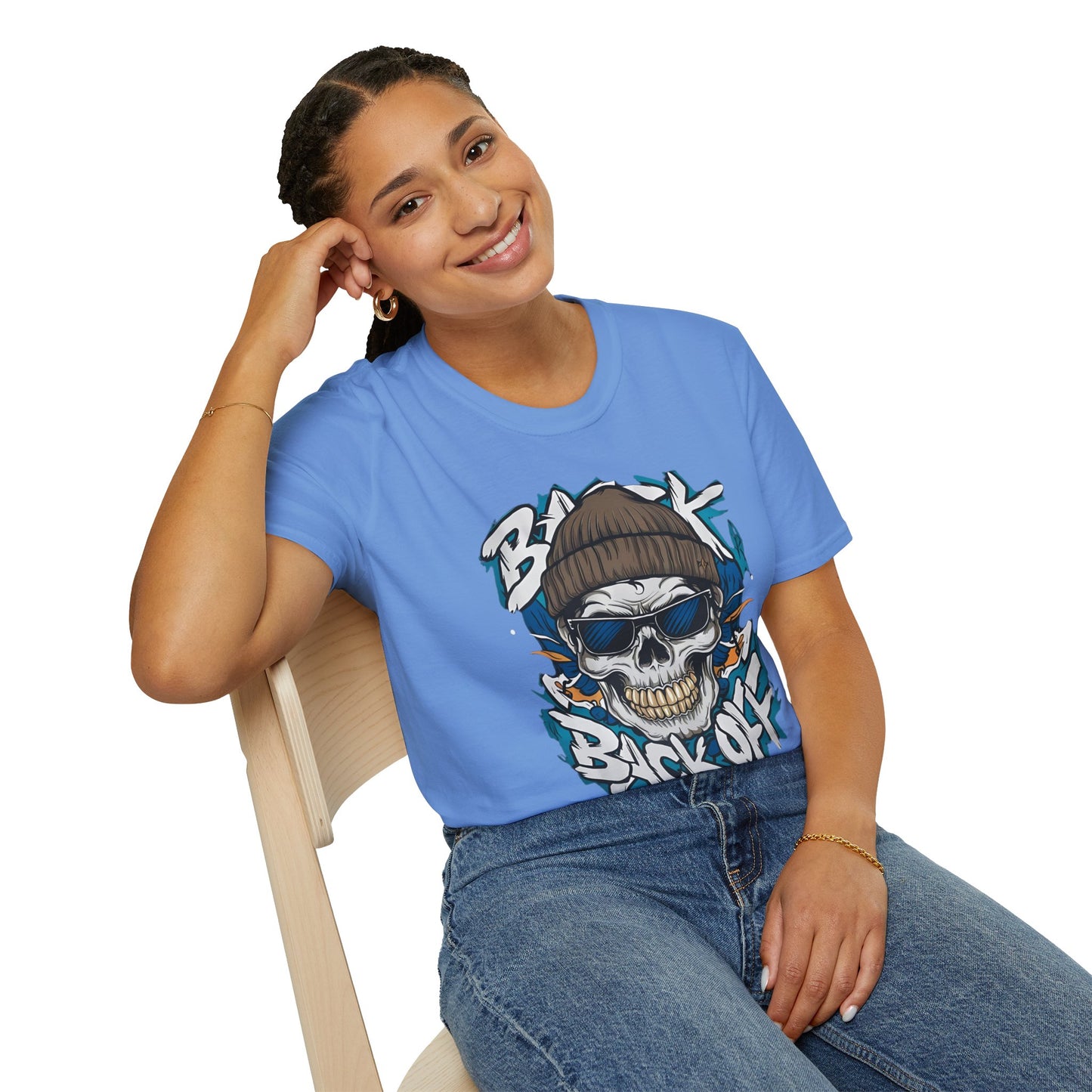 Gildan Softstyle Skull Tee Shirt Unisex Skeleton Design 100 Percent Cotton Graphic Tee