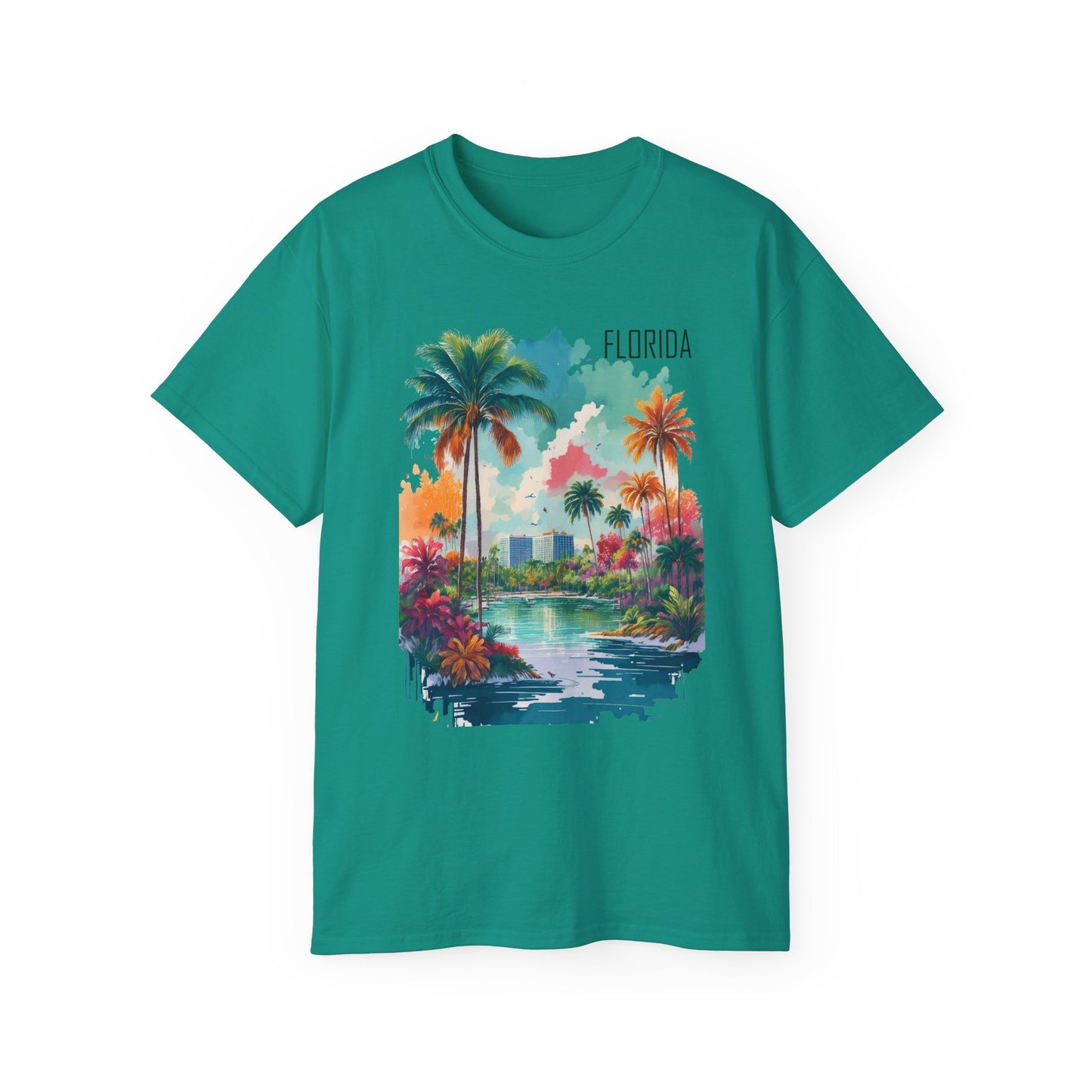 Florida Graphic Unisex Cotton T‑Shirt 2