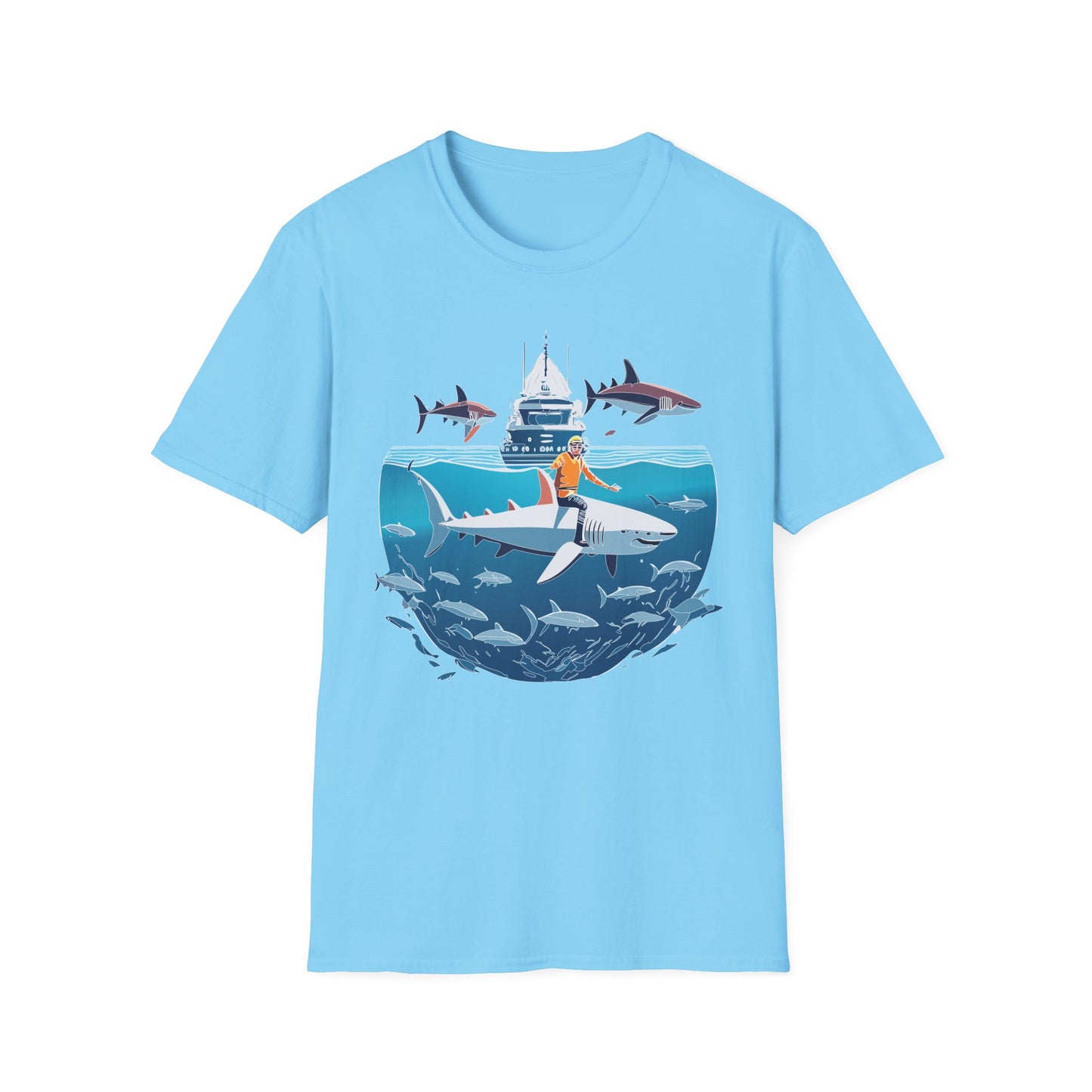 Ocean Tee Shirt, Ocean Shirt, Shirt with Ocean, U boat Tees, Shirt with U-Boat