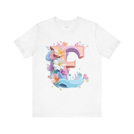 Letter Shirt, Letter E Shirt