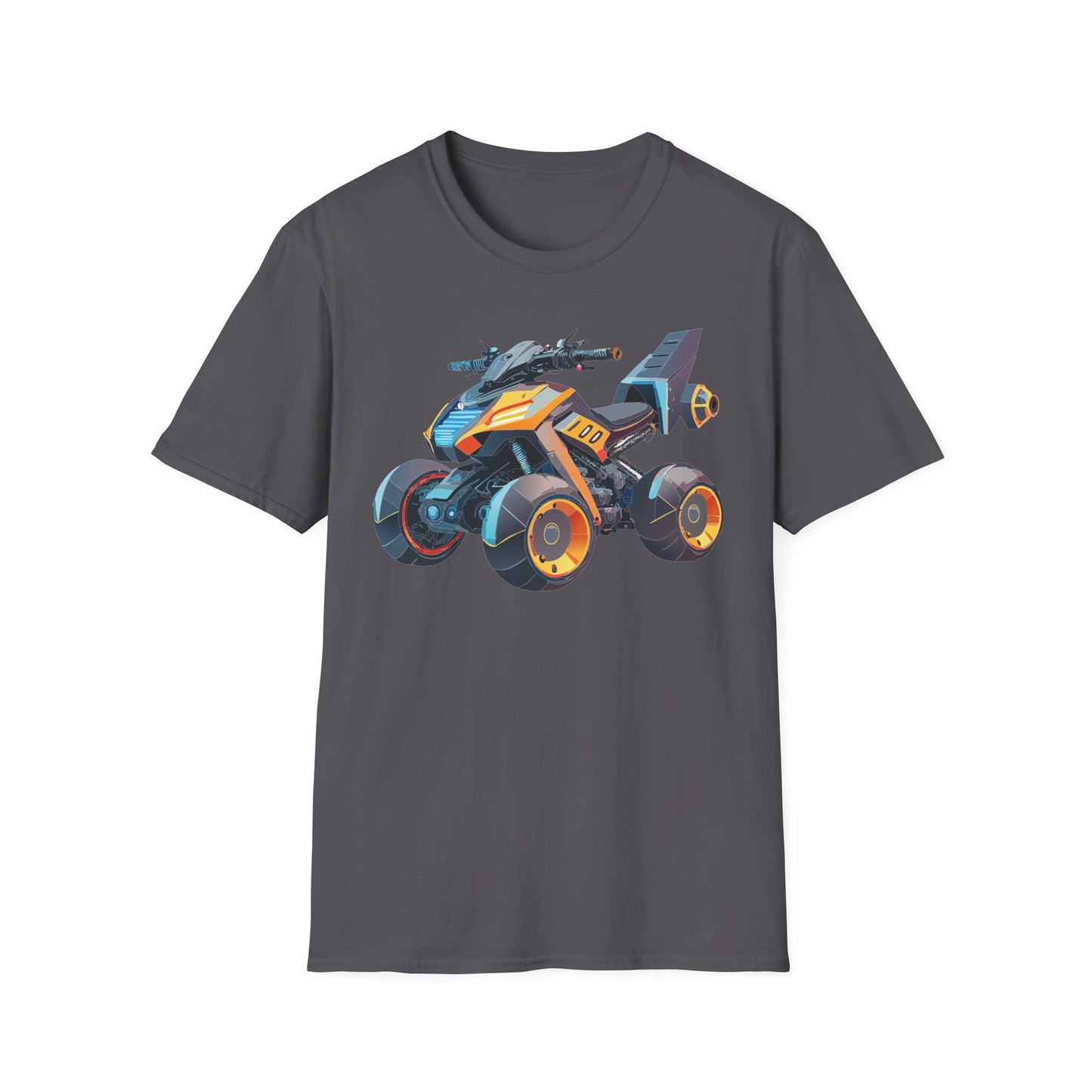 Unisex Bike T Shirt Moto Shirt With Motorcycle Design MTB Tee For Riders One Hundred Percent Cotton