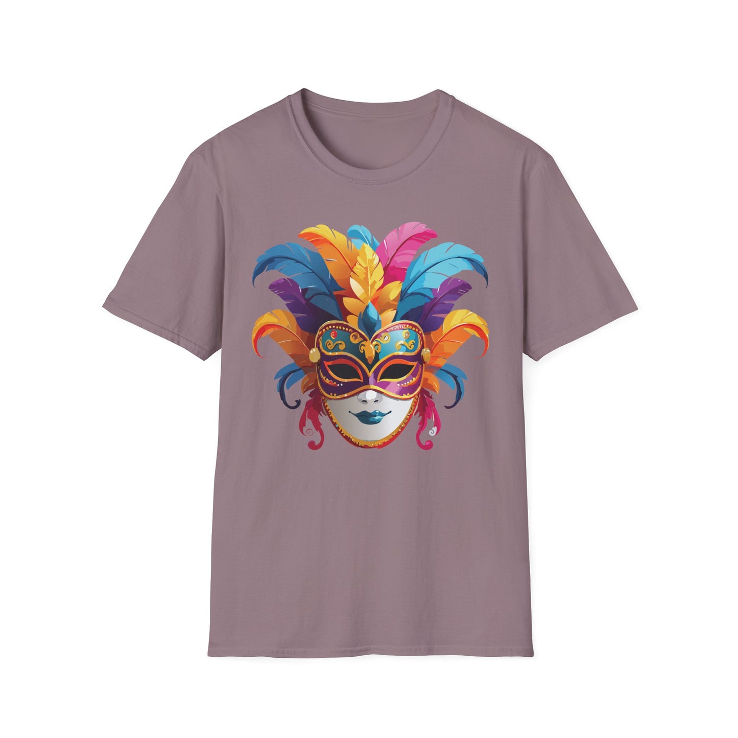 Mask Tee Shirt, Mask Shirt, Shirt with Mask, Masquerade Tees