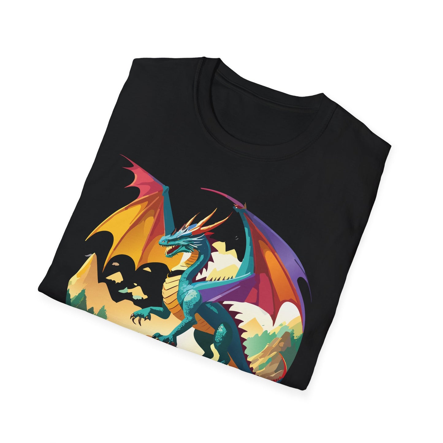 Dragon T Shirt, Dragon Shirt, Shirt with Animals, Animal Shirt