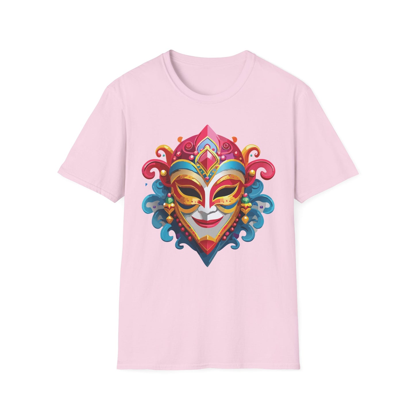 Mask Tee Shirt, Mask Shirt, Shirt with Mask, Masquerade Tees