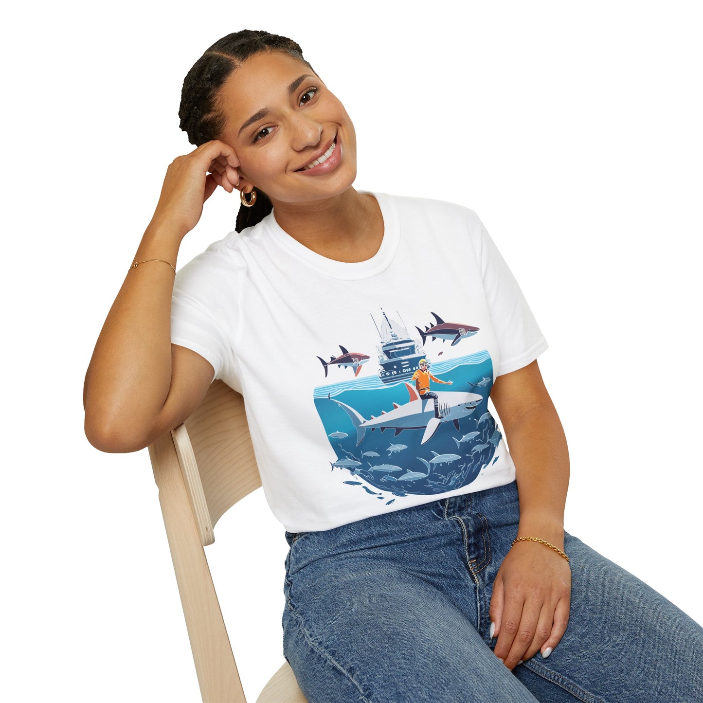 Ocean Tee Shirt, Ocean Shirt, Shirt with Ocean, U boat Tees, Shirt with U-Boat
