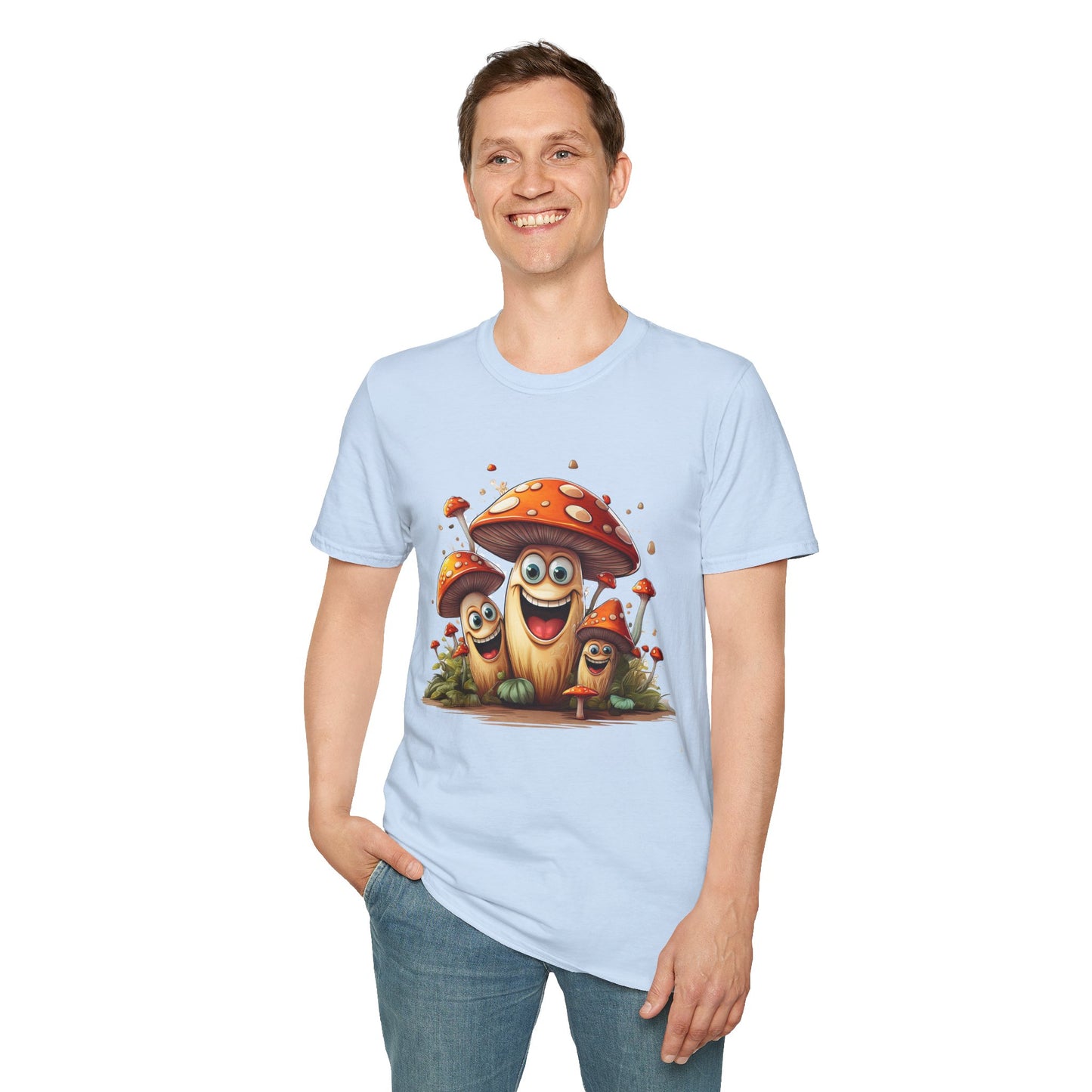 Mashroom Tee Shirt, Mashroom Shirt, Shirt with Funny Mashroom, Shirt with Fungus