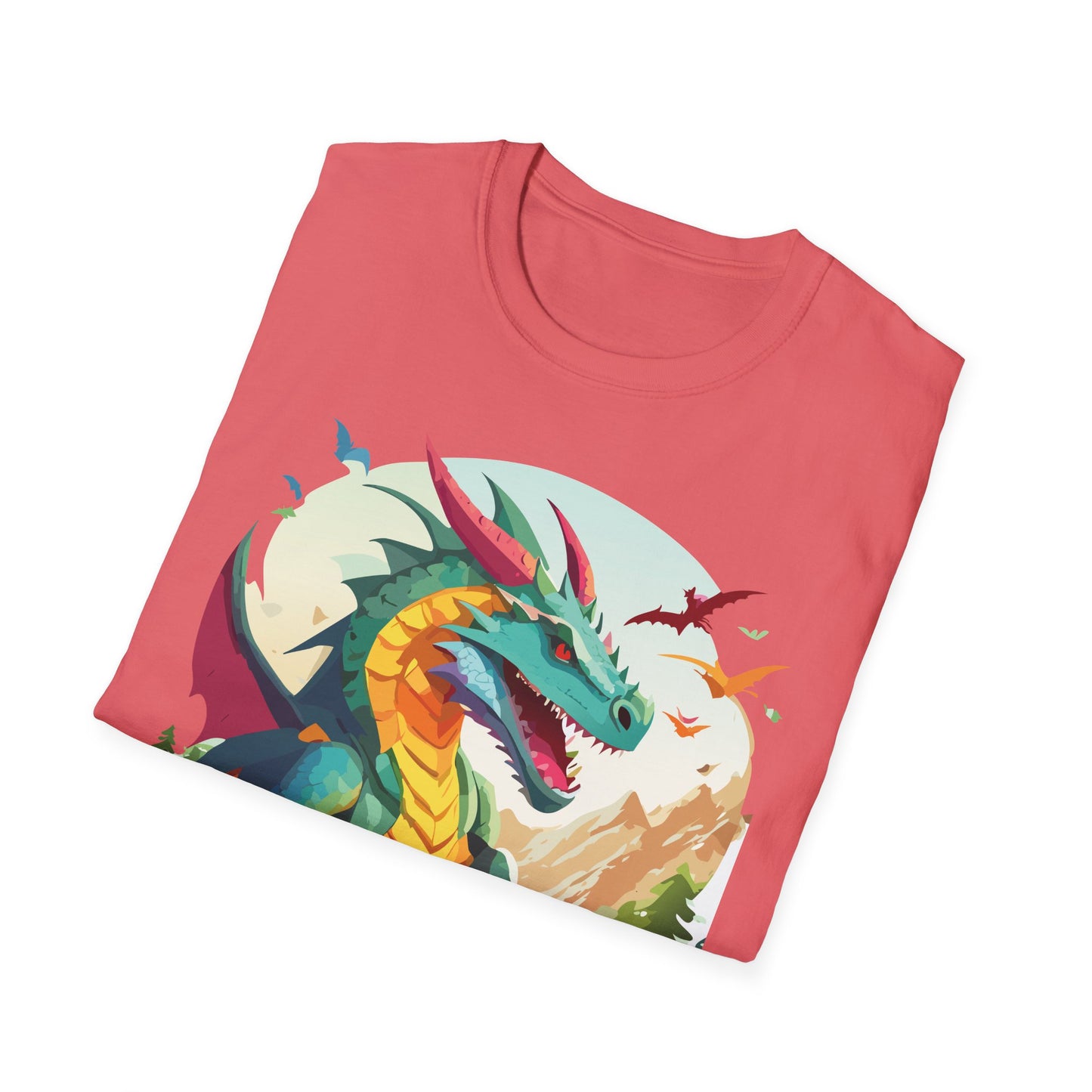 Dragon T Shirt, Dragon Shirt, Shirt with Animals, Animal Shirt