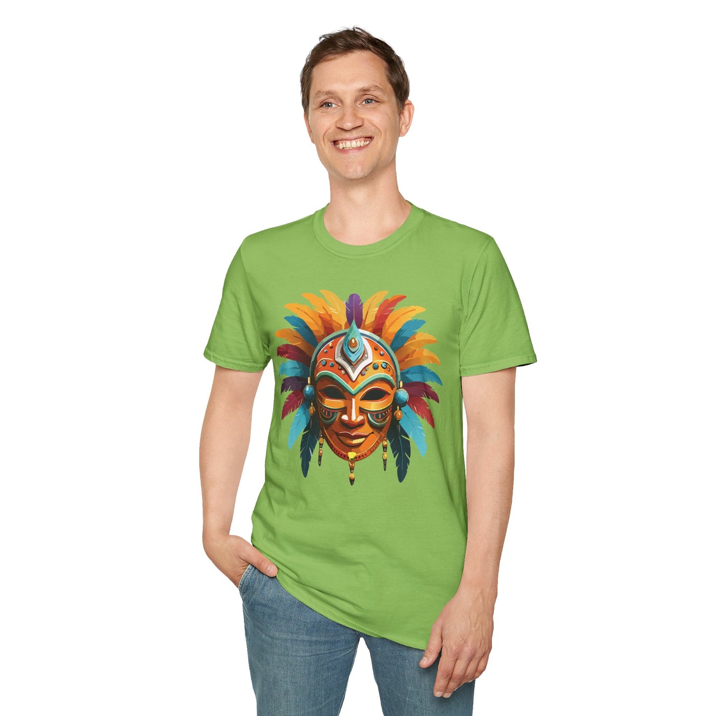 Mask Tee Shirt, Mask Shirt, Shirt with Mask, Masquerade Tees