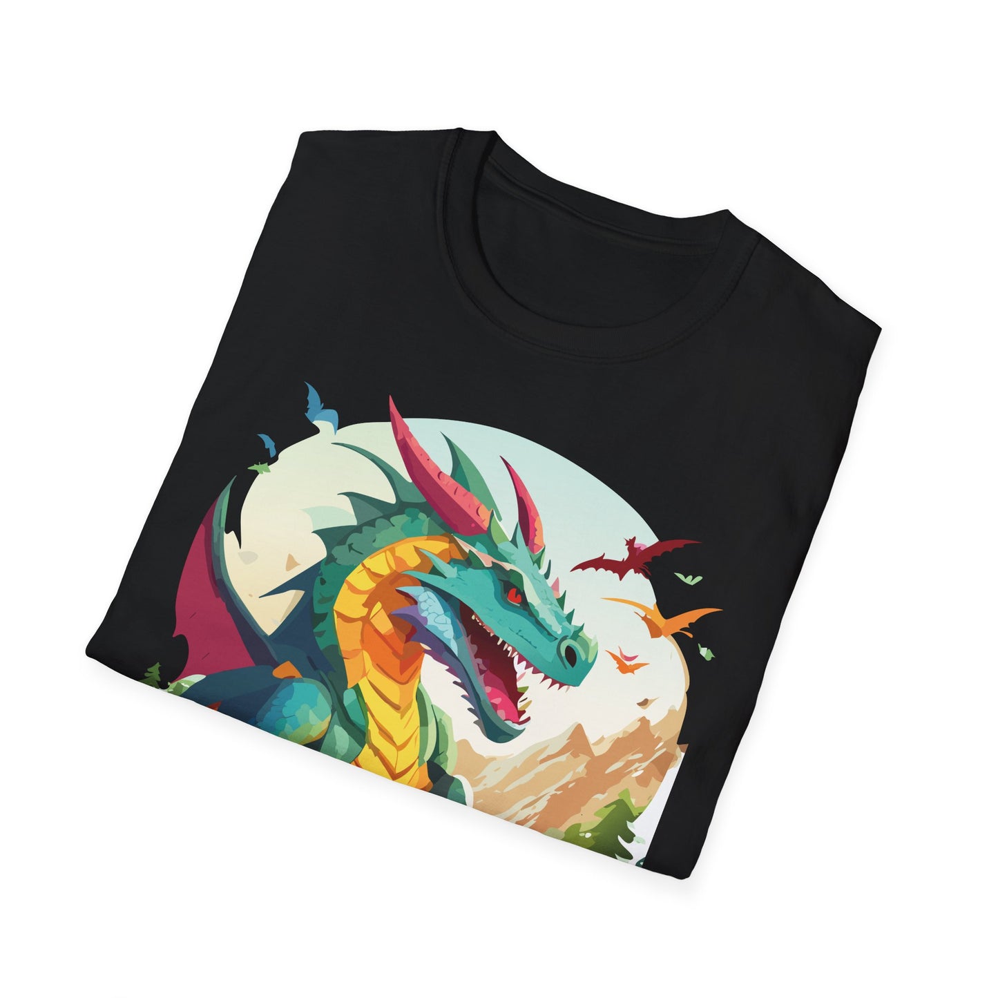Dragon T Shirt, Dragon Shirt, Shirt with Animals, Animal Shirt