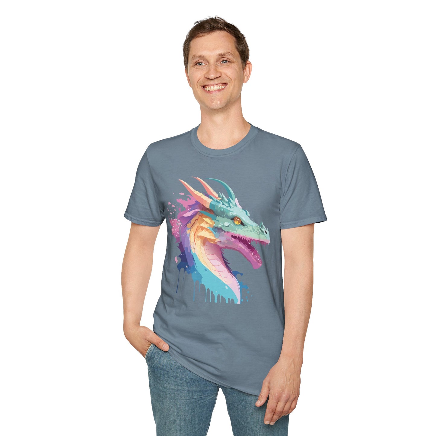 Dragon T Shirt, Dragon Shirt, Shirt with Animals, Animal Shirt
