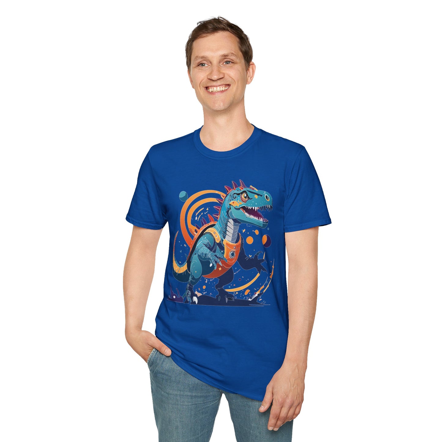 Unisex Alien T Shirt Cosmos Tee With Alien Design Gildan Softstyle 64000 Ring Spun Cotton