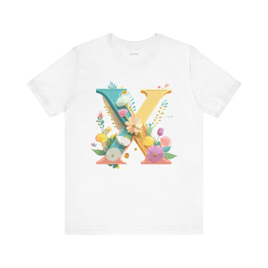 Letter Shirt, Letter X Shirt