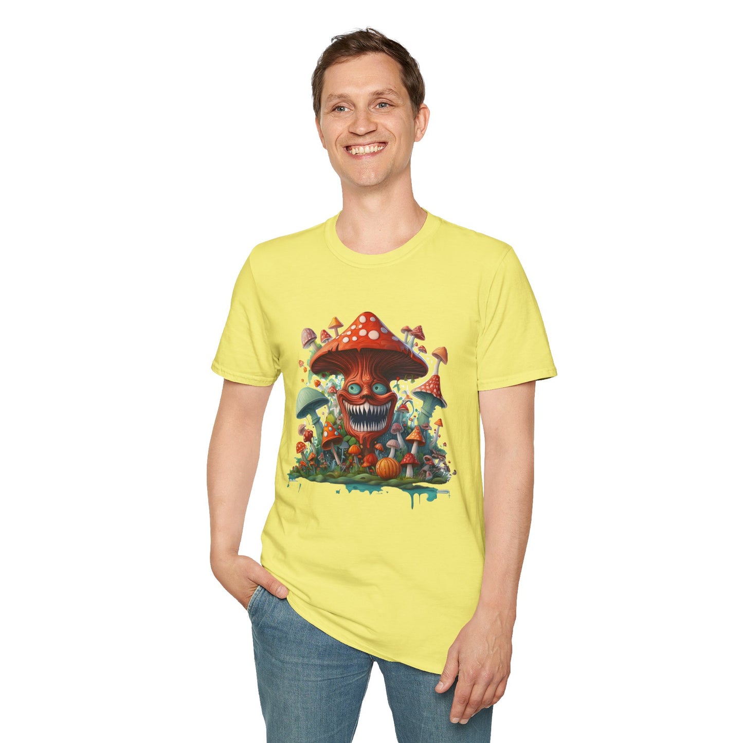 Mashroom Tee Shirt, Mashroom Shirt, Shirt with Funny Mashroom, Shirt with Fungus