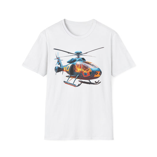 Chopper Shirt, Helicopter Shirt, Shirt with Helicopter, T Shirt with Chopper