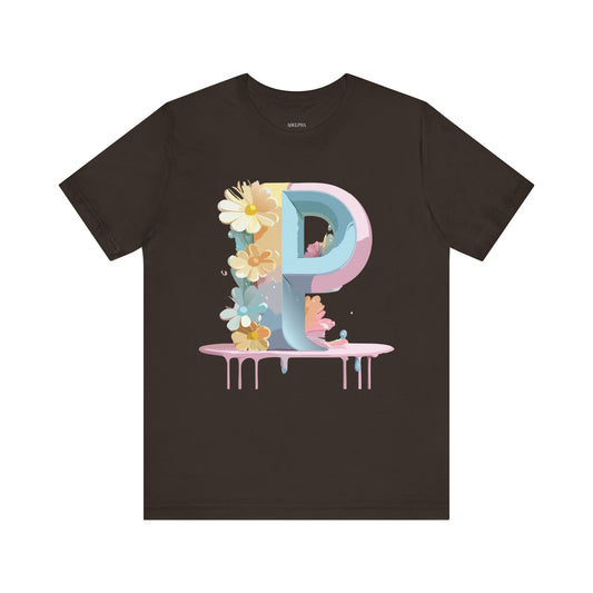 Letter Shirt, Letter P Shirt