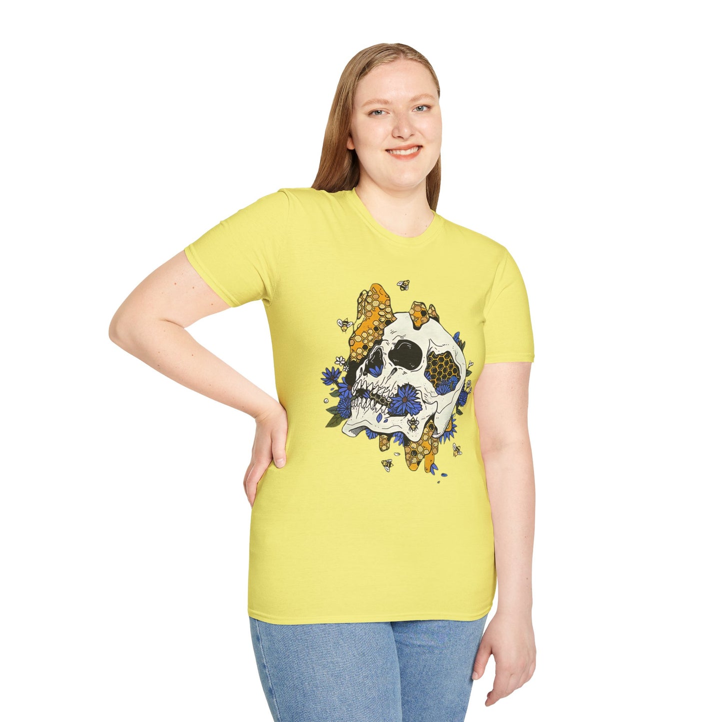 Skull Tee Shirt, Skeleton Shirt, Shirt with Skull, Shirt with Skeleton