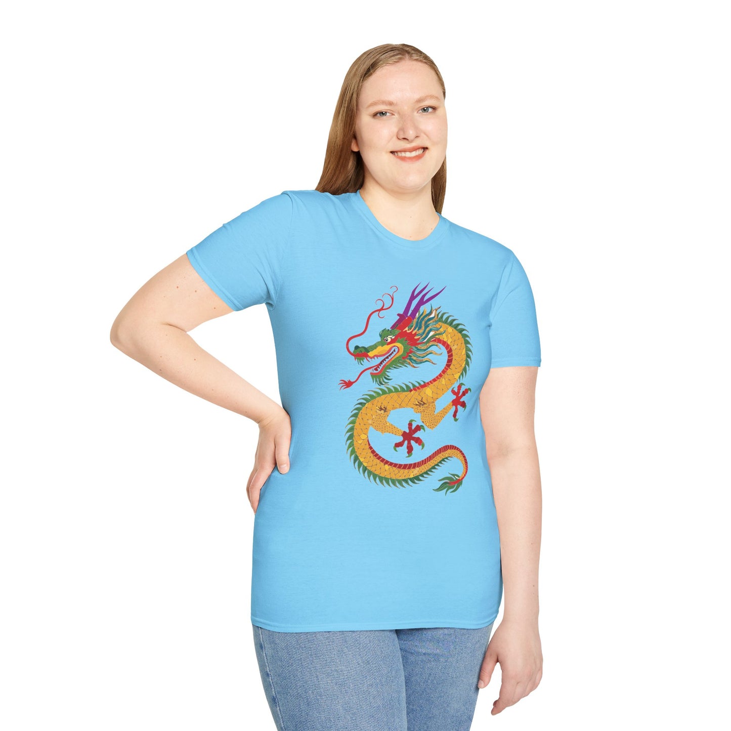 Dragon T Shirt, Dragon Shirt, Shirt with Animals, Animal Shirt