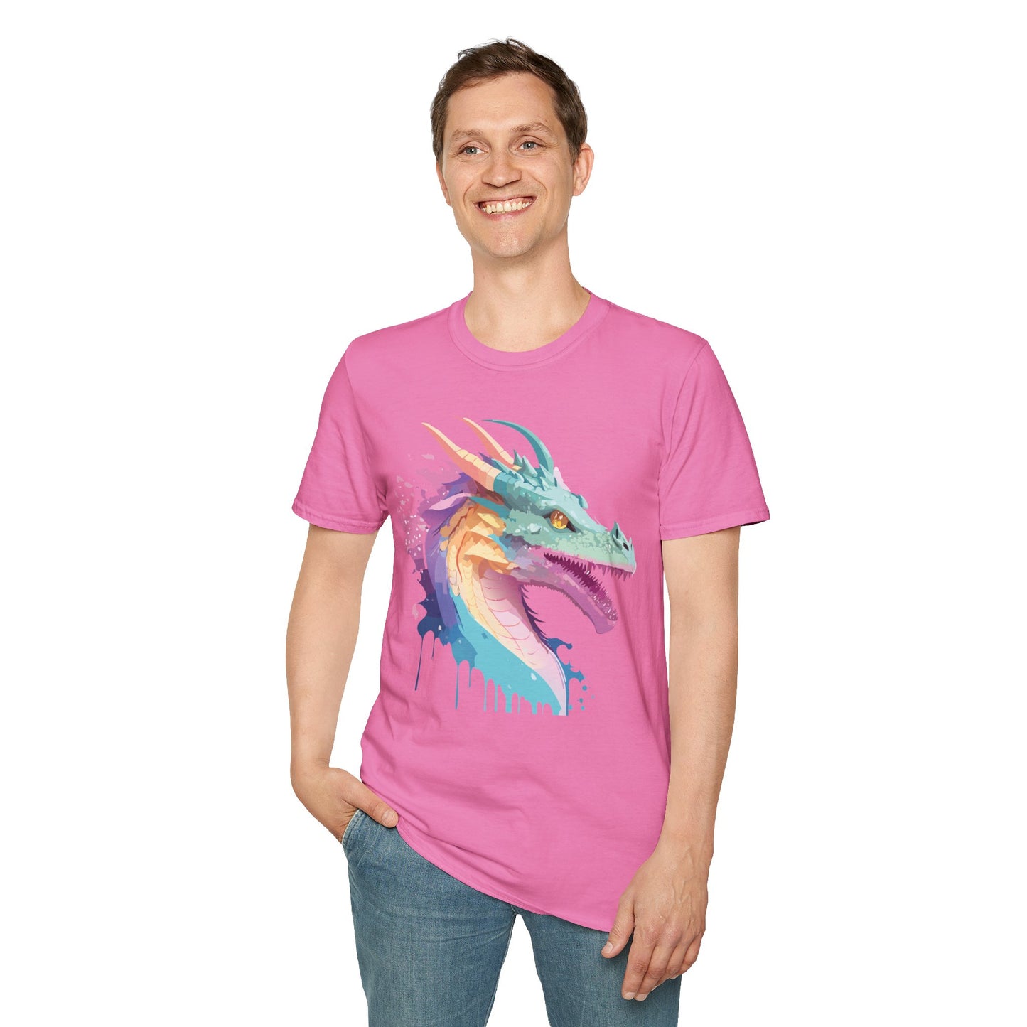 Dragon T Shirt, Dragon Shirt, Shirt with Animals, Animal Shirt