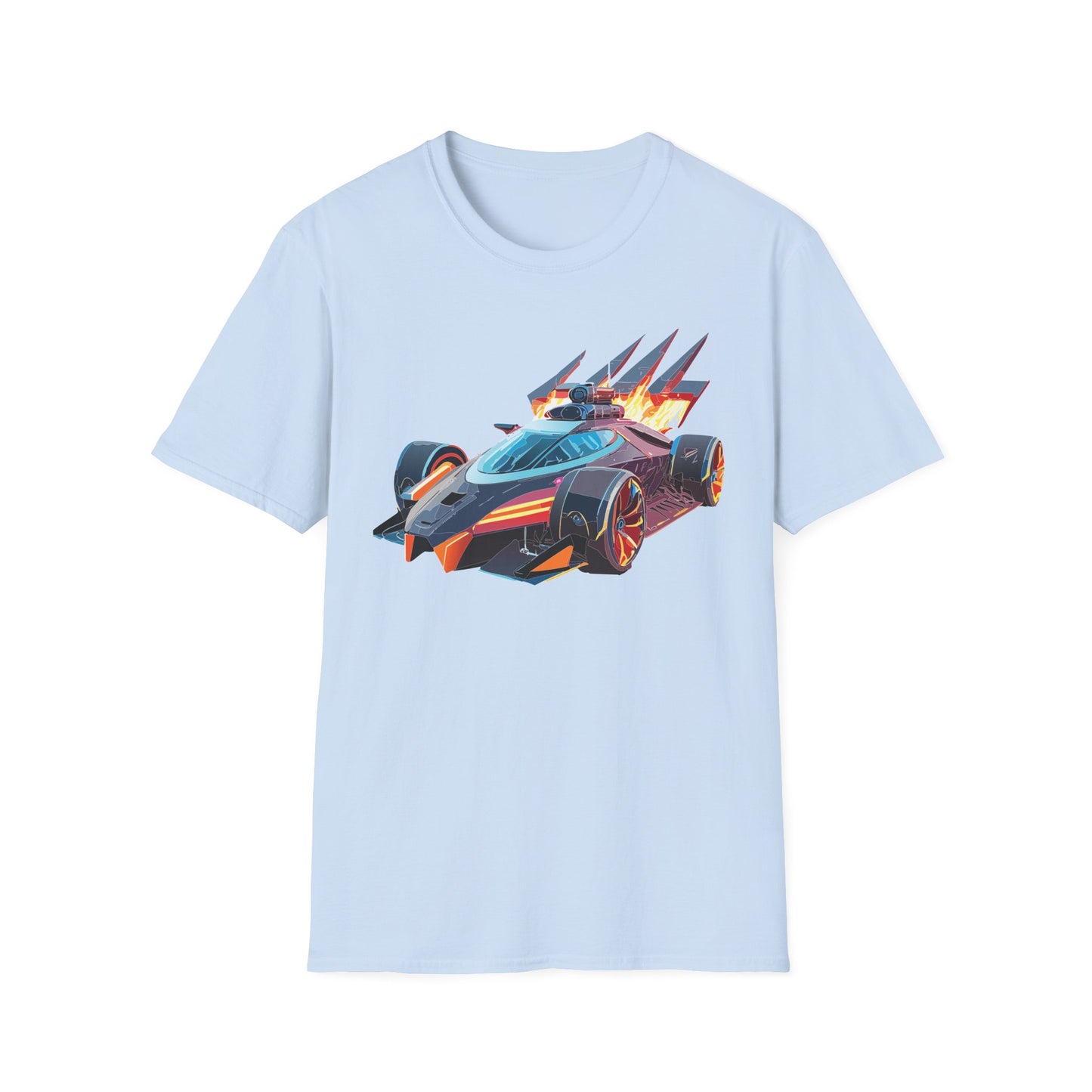 Car T Shirt Unisex Softstyle Cotton Tee With Cars Graphic Hot Wheels Design For Men Women