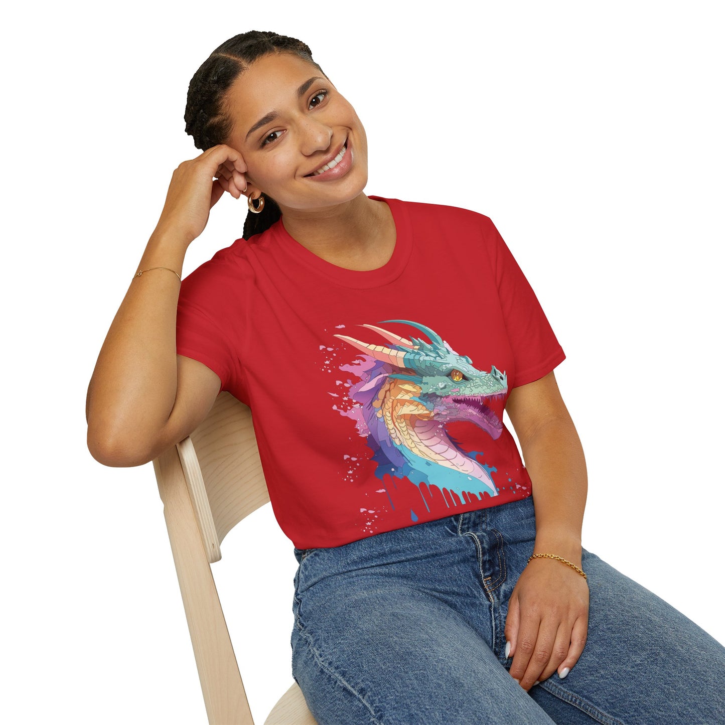 Dragon T Shirt, Dragon Shirt, Shirt with Animals, Animal Shirt