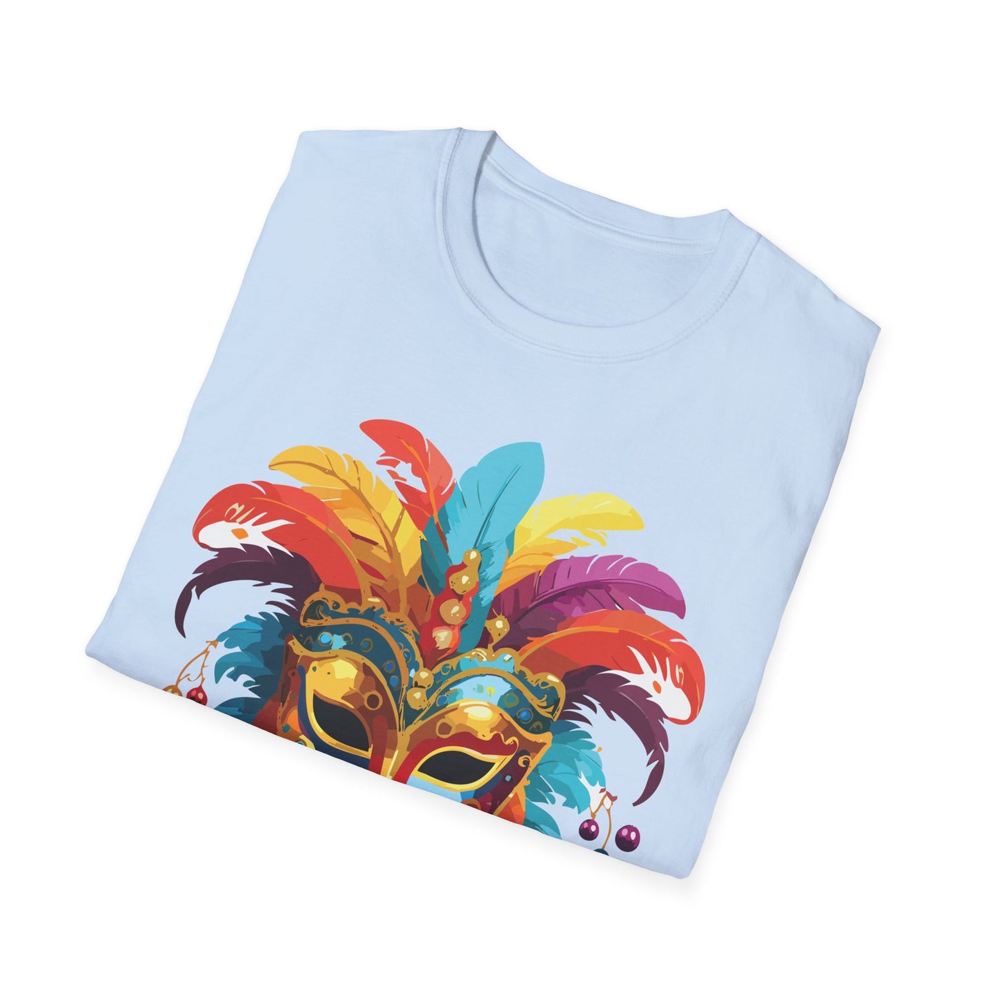 Mask Tee Shirt, Mask Shirt, Shirt with Mask, Masquerade Tees